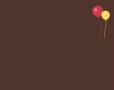 balloons on dar...